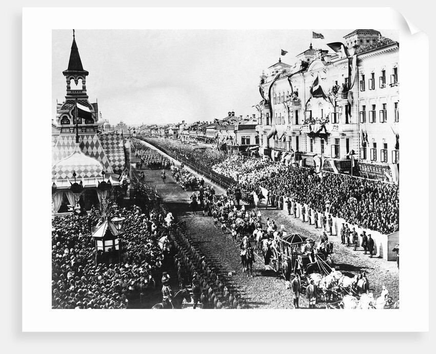 Coronation Procession in Moscow by Anonymous