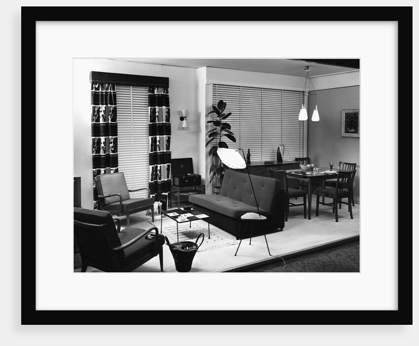 A 1950's sitting room by Anonymous