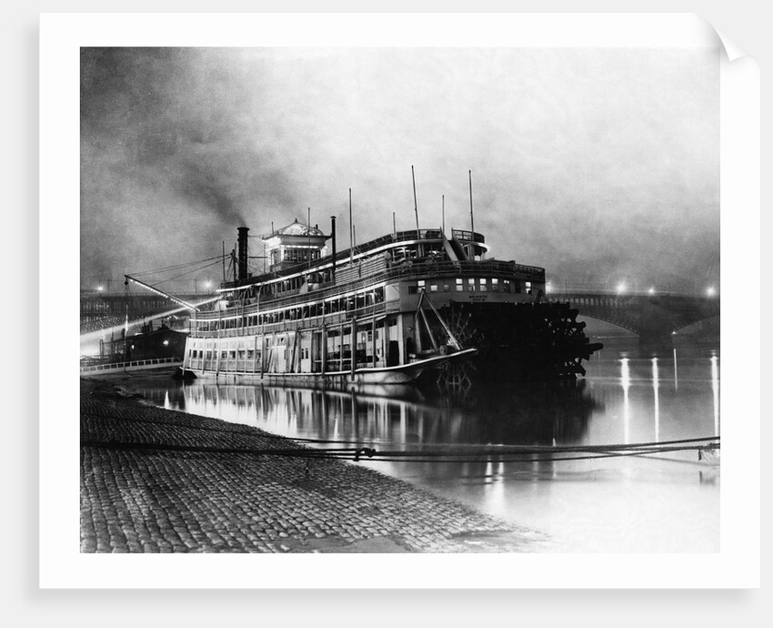 Paddlewheeler on the Mississippi by Anonymous