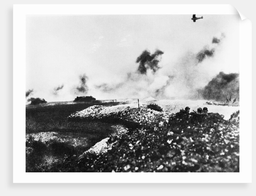 A Tank and Air Battle by Anonymous