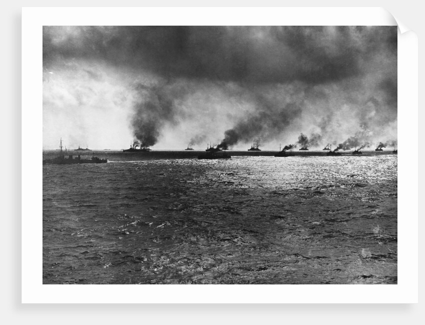 Anglo-French Fleet at Dardanelles by Anonymous