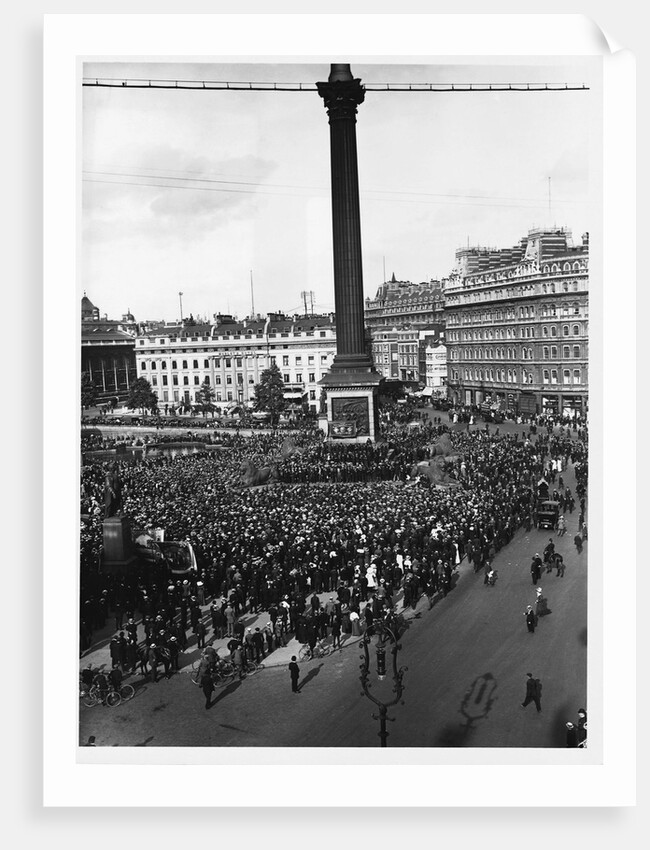 Striking Dockers Rally In London's Trafalgar Square by Anonymous