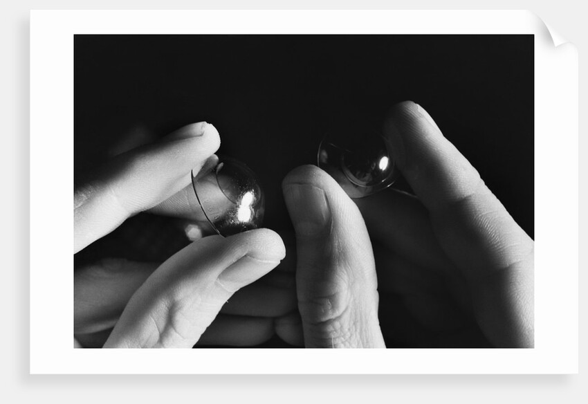 Pair of Contact Lenses by Anonymous