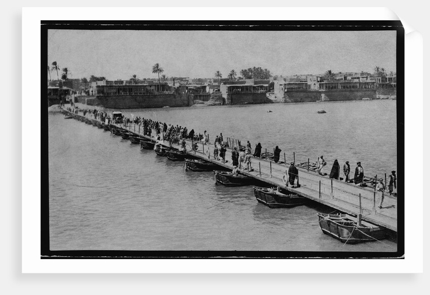 Katah Bridge Across The Tigress, Baghdad by Anonymous