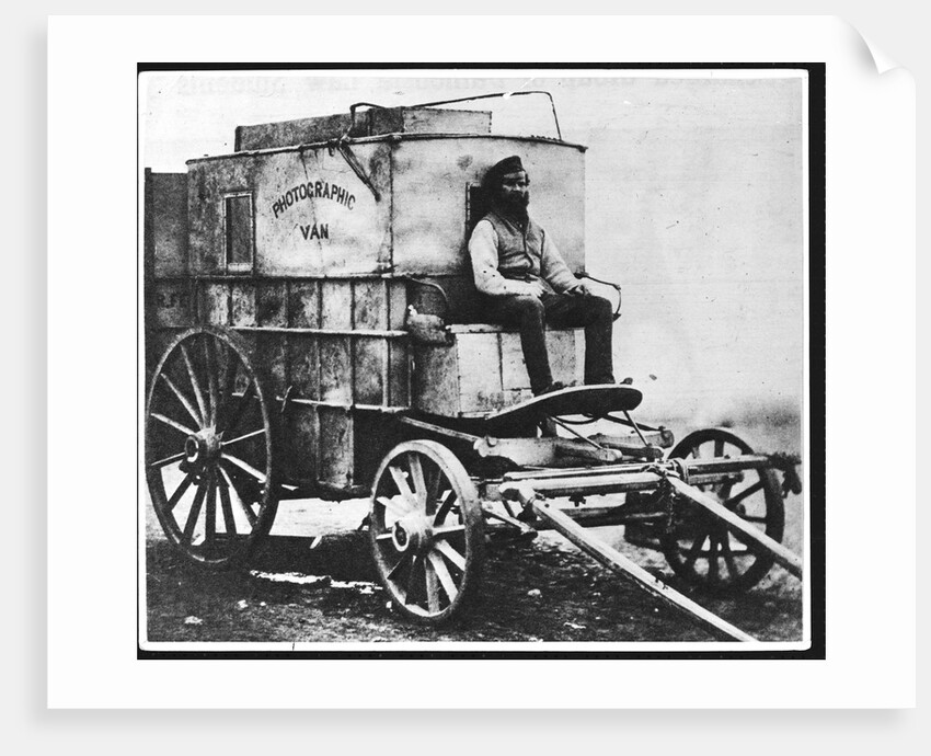 Mobile Darkroom at Crimean War by Anonymous