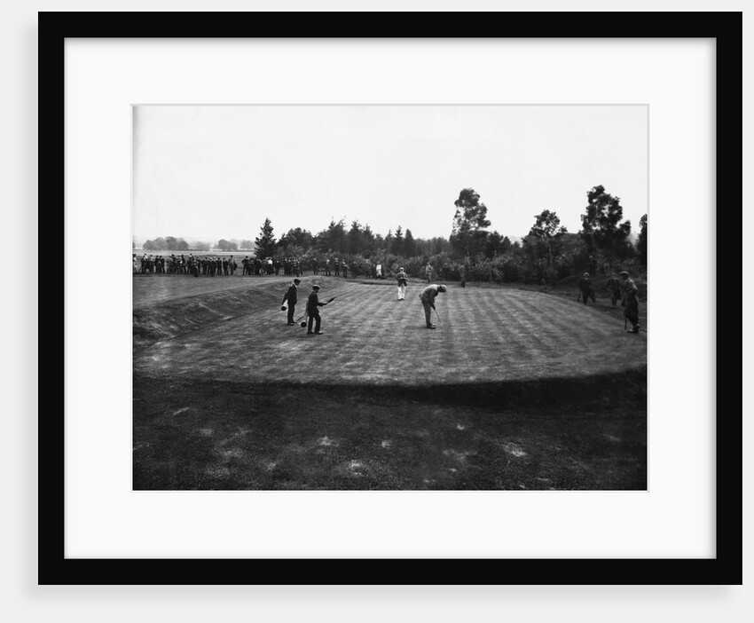 Golf Match Between Vardon and Braid, ca. 1910 by Anonymous