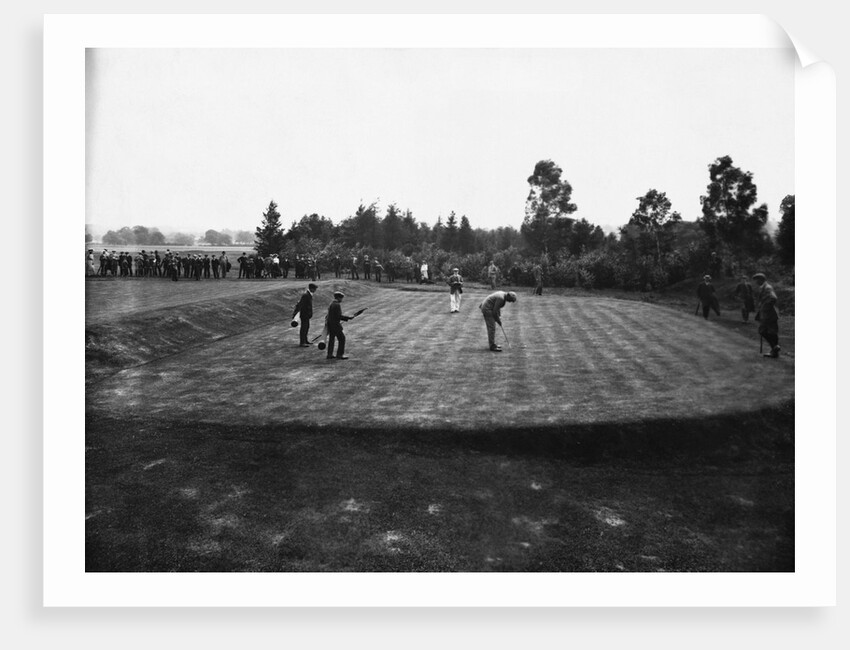 Golf Match Between Vardon and Braid, ca. 1910 by Anonymous