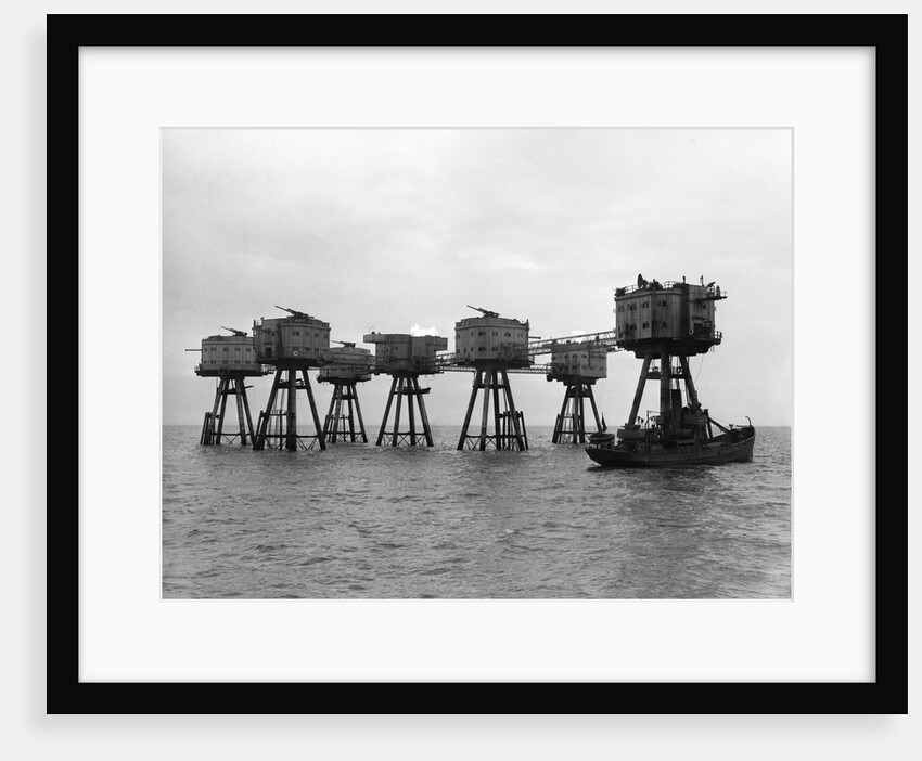 Artillery Towers in the Thames Estuary by Anonymous