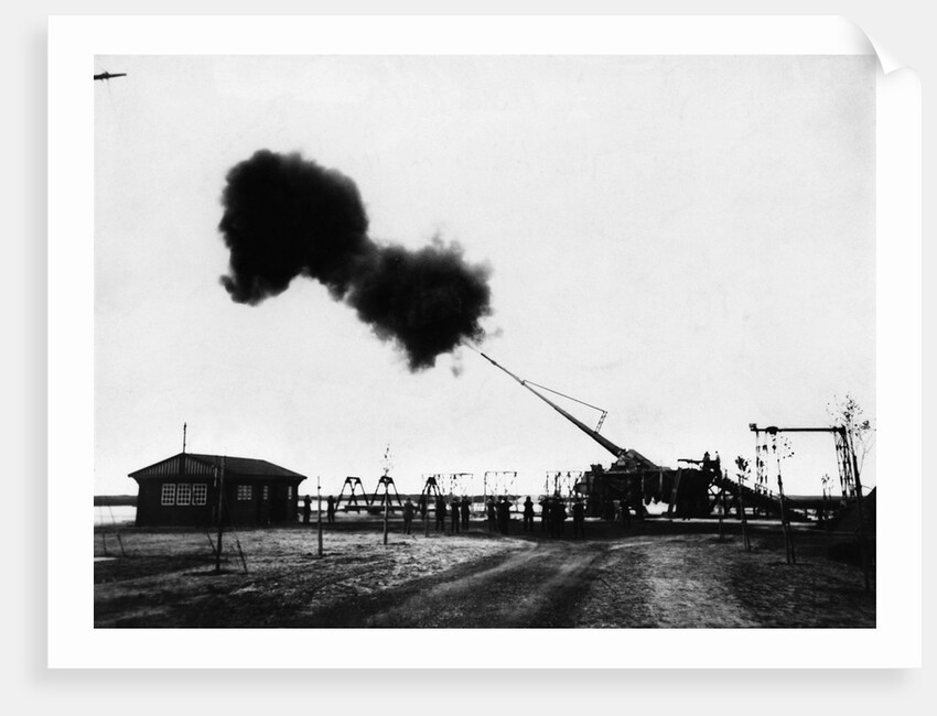 Krupp's 'Big Bertha' Gun is Fired by Anonymous