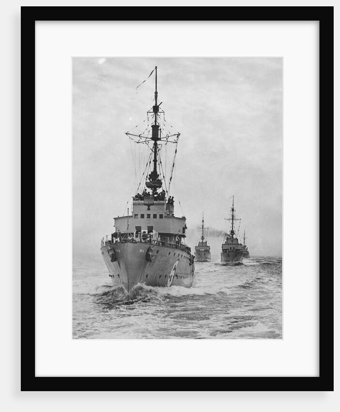 German Minesweepers in Swedish Waters, 1940 by Anonymous