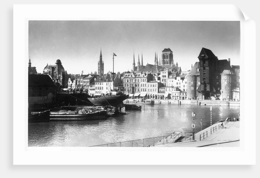 View of Danzig From River, 1939 by Anonymous