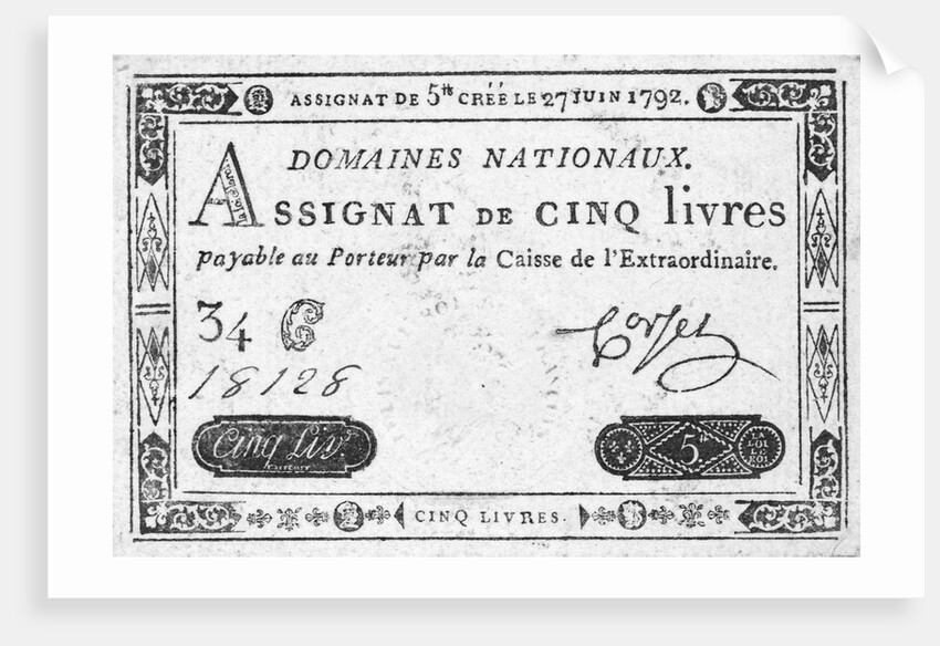 Currency of the French Revolution by Anonymous