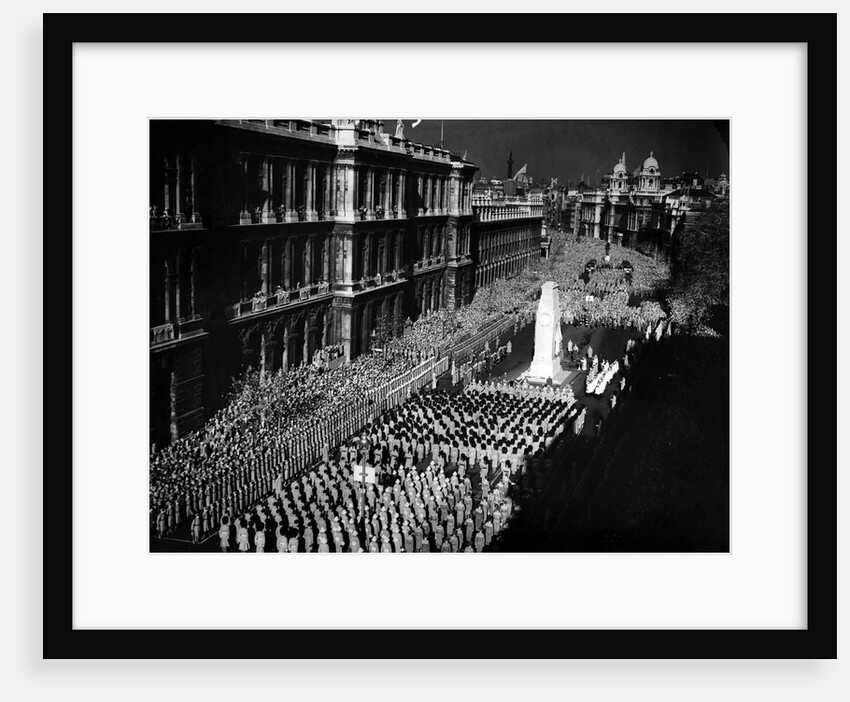 Ceremony at London Cenotaph by Anonymous