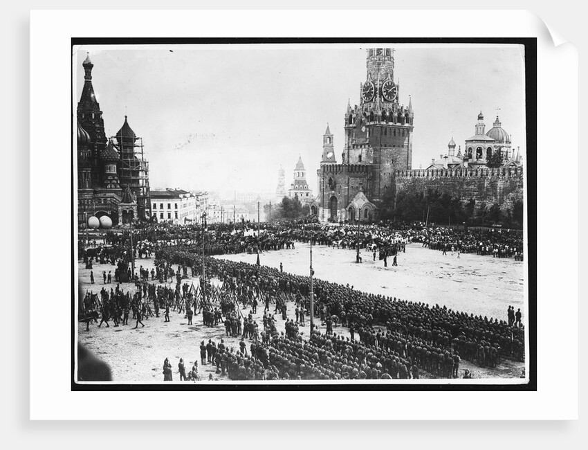 Red Troops Outside the Kremlin by Anonymous