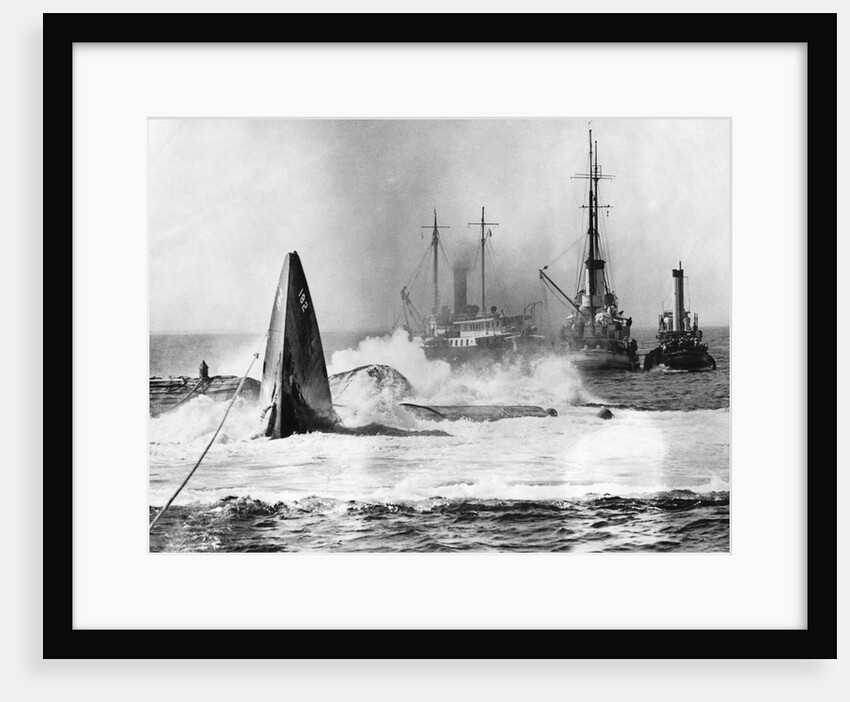 As Raised Squalus Plunged Back To Depths by Anonymous