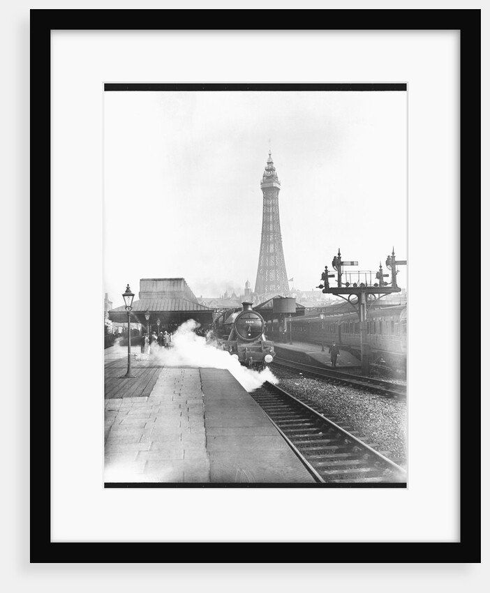 The Fylde Coast Express at Blackpool Central Station by Anonymous
