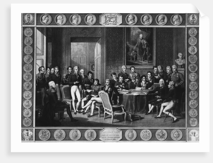 Delegates at the Congress of Vienna by Anonymous