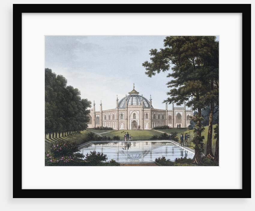 Illustration of Proposed View of the Stable Front at Royal Pavilion by Anonymous