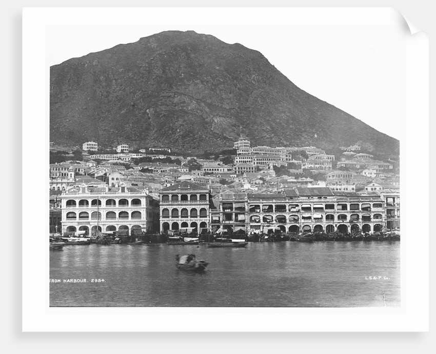 Hong Kong from the Harbour by Anonymous