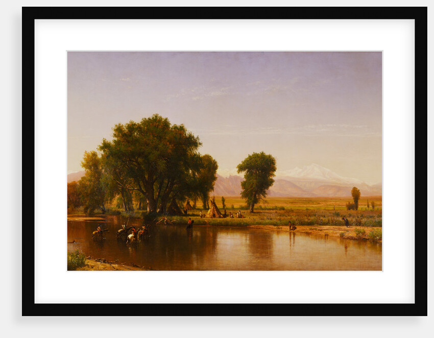 Crossing the Ford, Platte River, Colorado by Thomas Worthington Whittredge