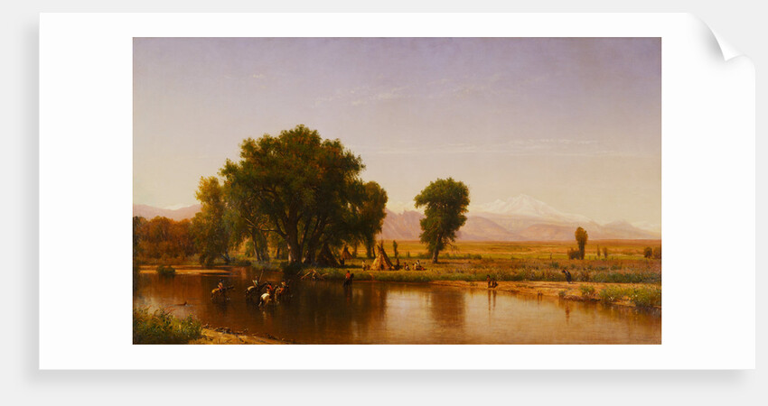 Crossing the Ford, Platte River, Colorado by Thomas Worthington Whittredge