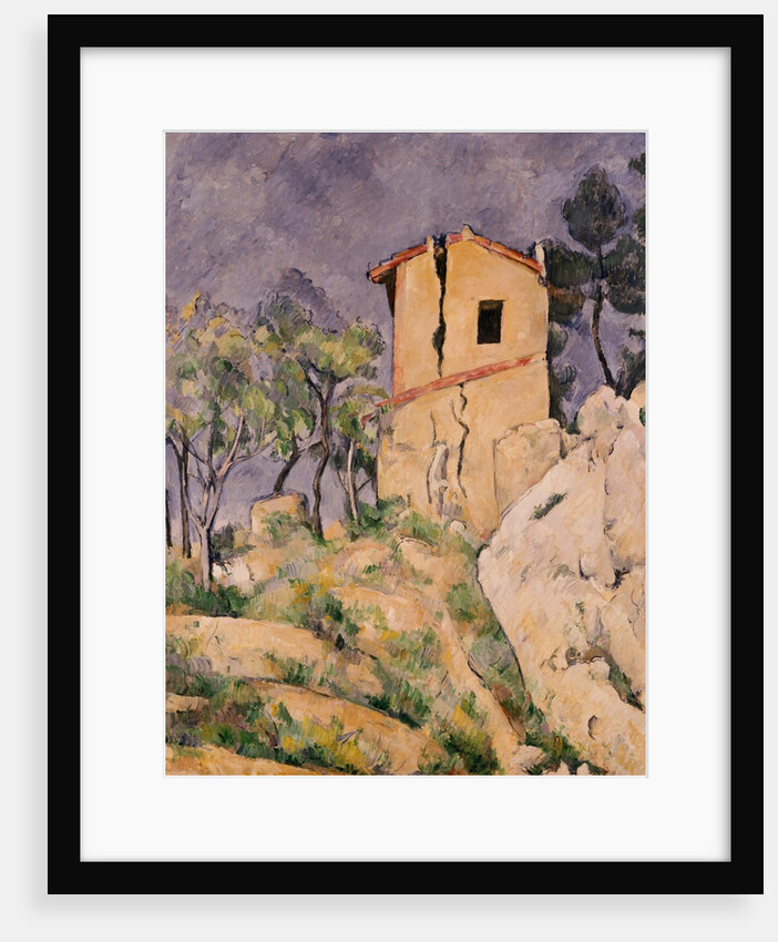 House with Cracked Wall by Paul Cezanne