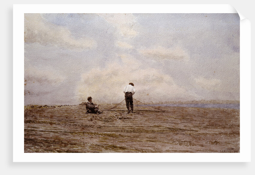 Tending the Fishing Nets by Thomas Eakins