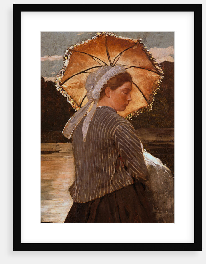 Woman with Parasol by Winslow Homer
