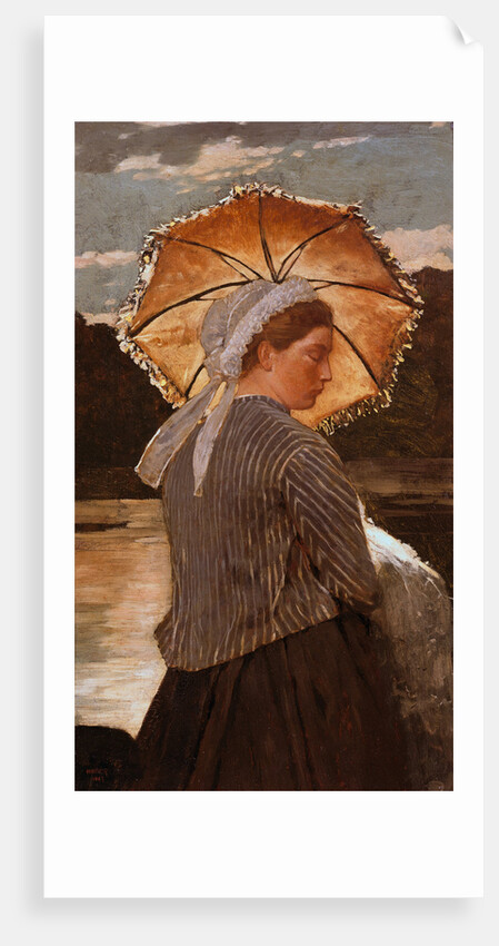 Woman with Parasol by Winslow Homer