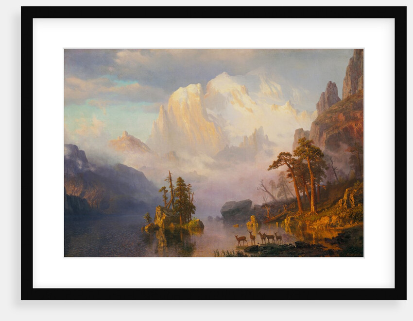 Rocky Mountains by Albert Bierstadt