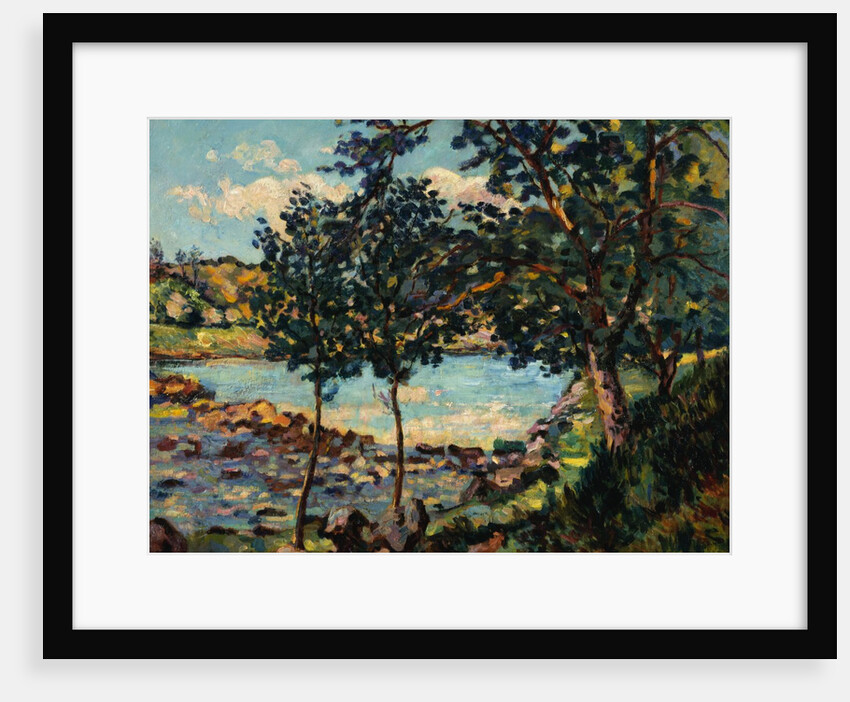 River Landscape by Jean-Baptiste-Armand Guillaumin