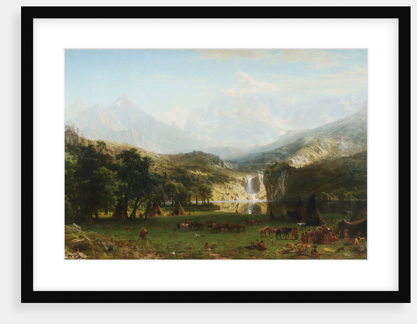 The Rocky Mountains, Lander's Peak by Albert Bierstadt