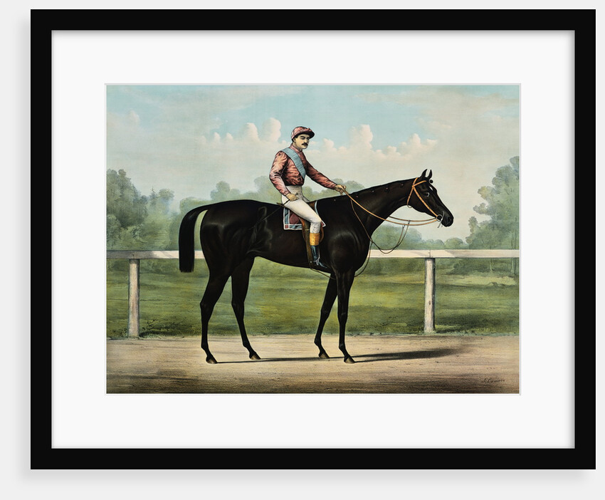 The Great Racer Kingston by Currier & Ives