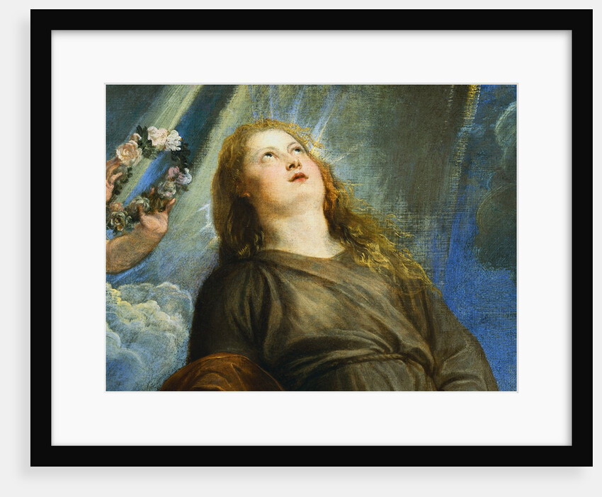 Face of Rosalie from Saint Rosalie Interceding for the Plague-Stricken of Palermo by Anthony van Dyck