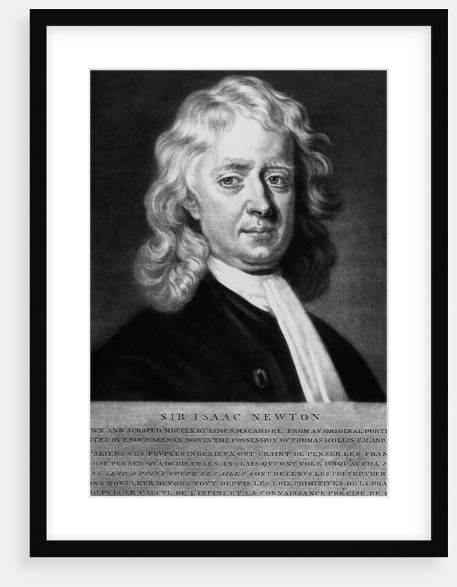 Portrait of Sir Isaac Newton by Anonymous