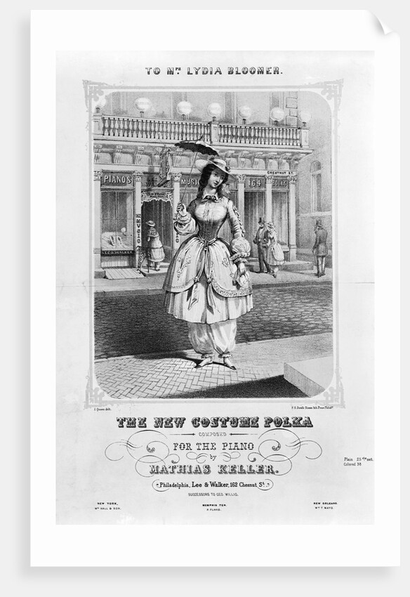 Lydia Bloomer by Anonymous