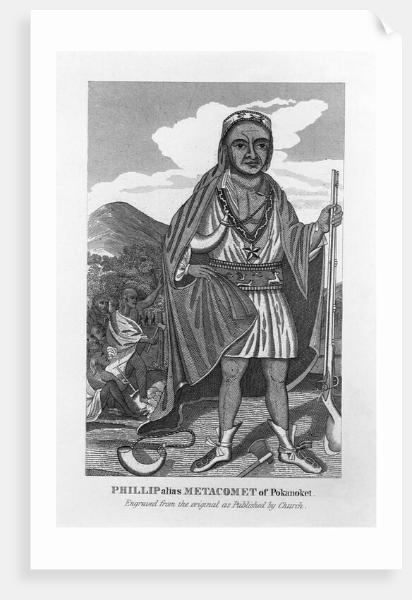Wampanoag Chief King Philip by Anonymous