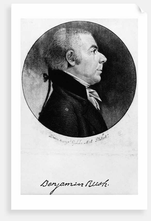 Profile Portrait of Benjamin Rush by Anonymous