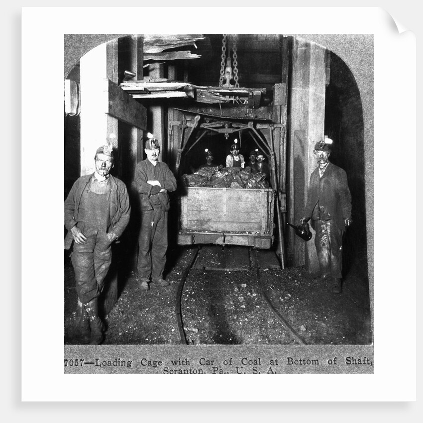 Loading Cage With Car of Coal by Anonymous