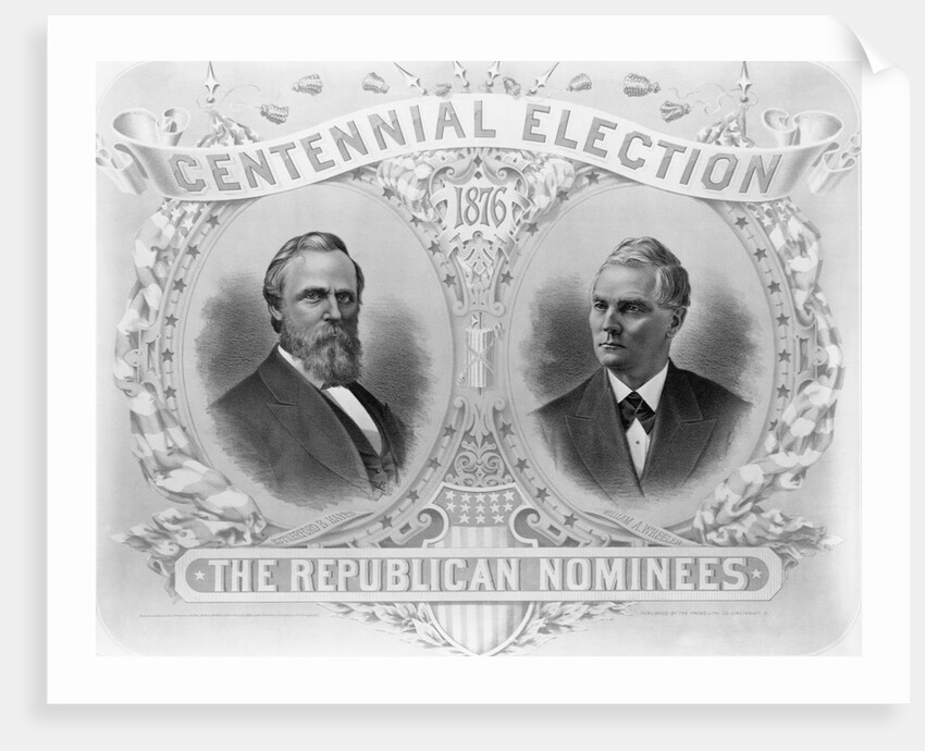 Republican Presidential and Vice Presidential Nominees of 1876 by Anonymous