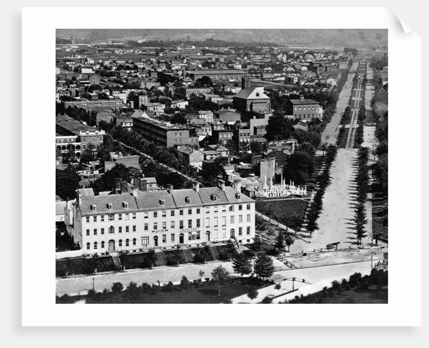 Library of Congress Building at Carroll Row by Anonymous