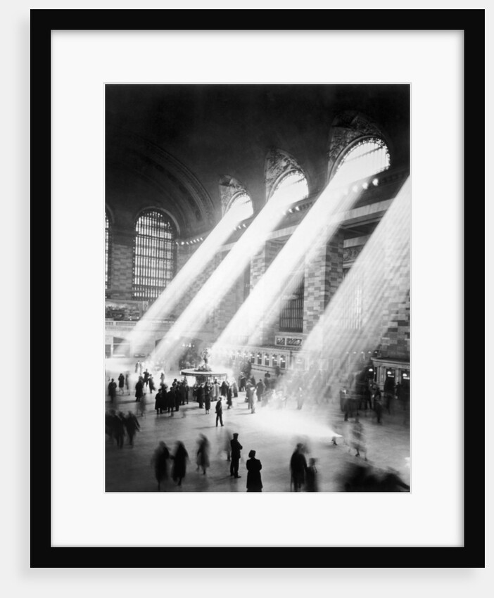 Sunbeams in Grand Central Station by Anonymous