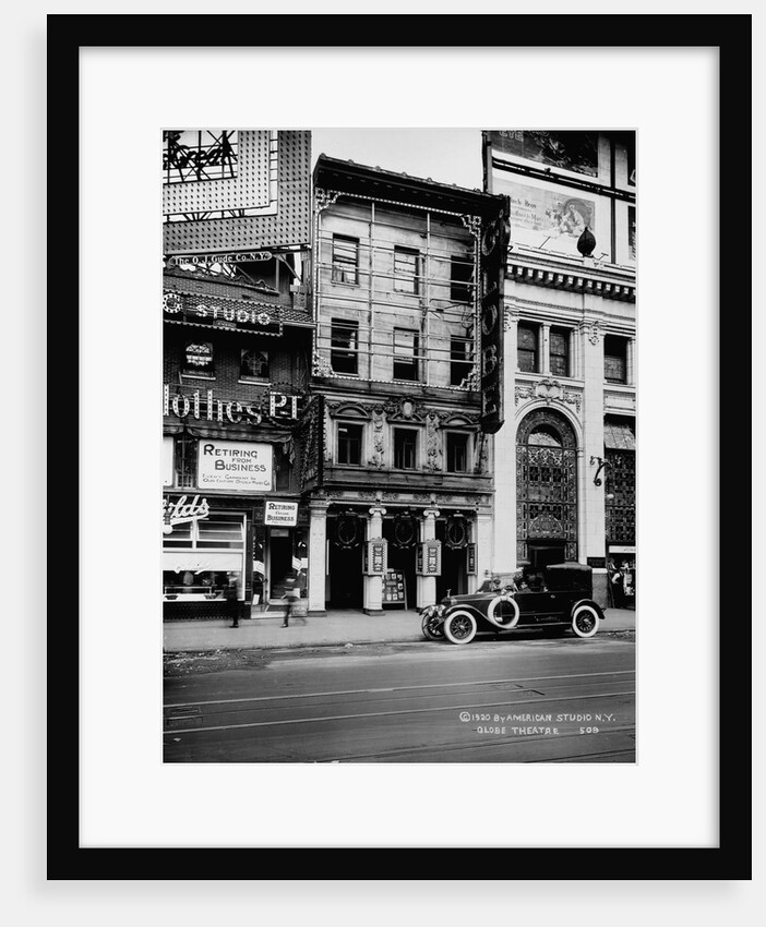 Globe Theatre, New York by Anonymous