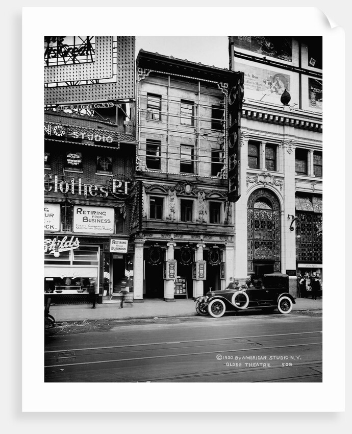 Globe Theatre, New York by Anonymous