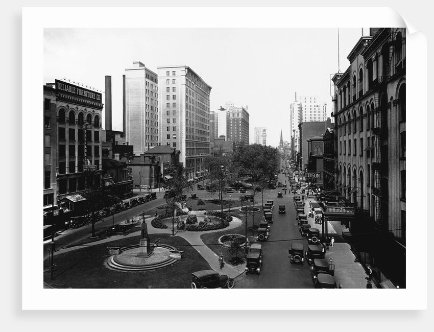 Washington Boulevard, Detroit, 1920 by Anonymous