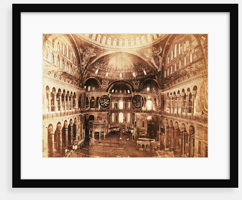Hagia Sophia in Istanbul: Interior and Apses by Anonymous