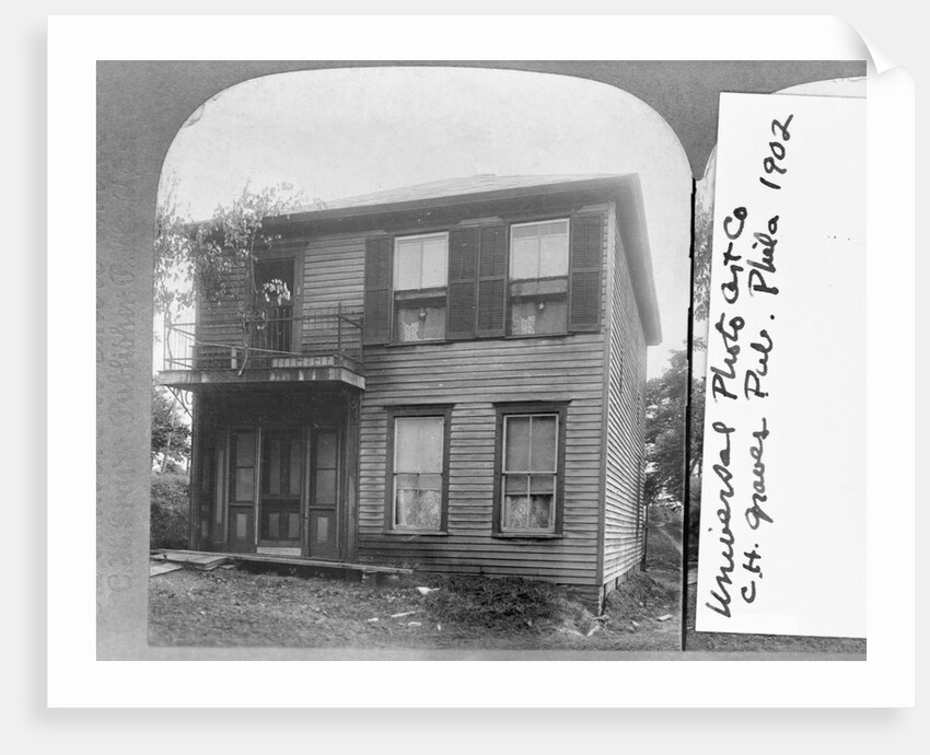 William McKinley's Birthplace by Anonymous