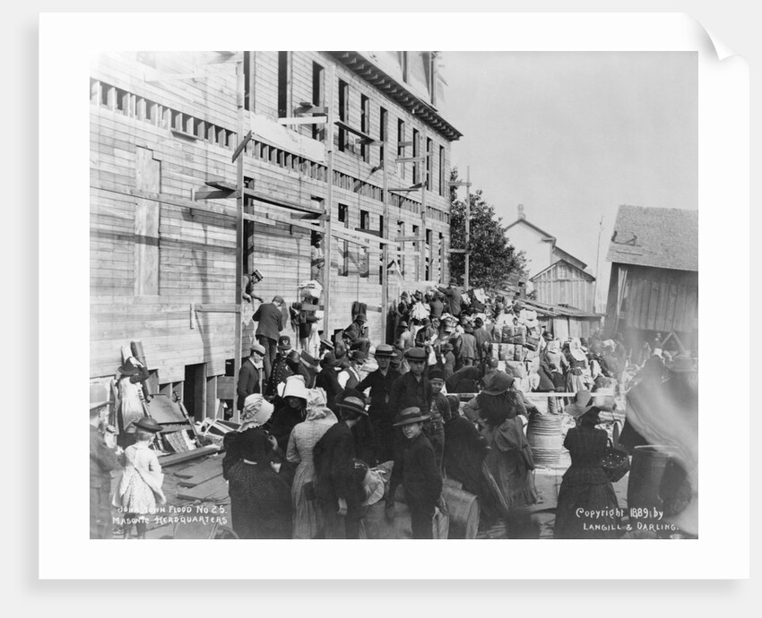 Aftermath of a Johnstown Flood by Anonymous