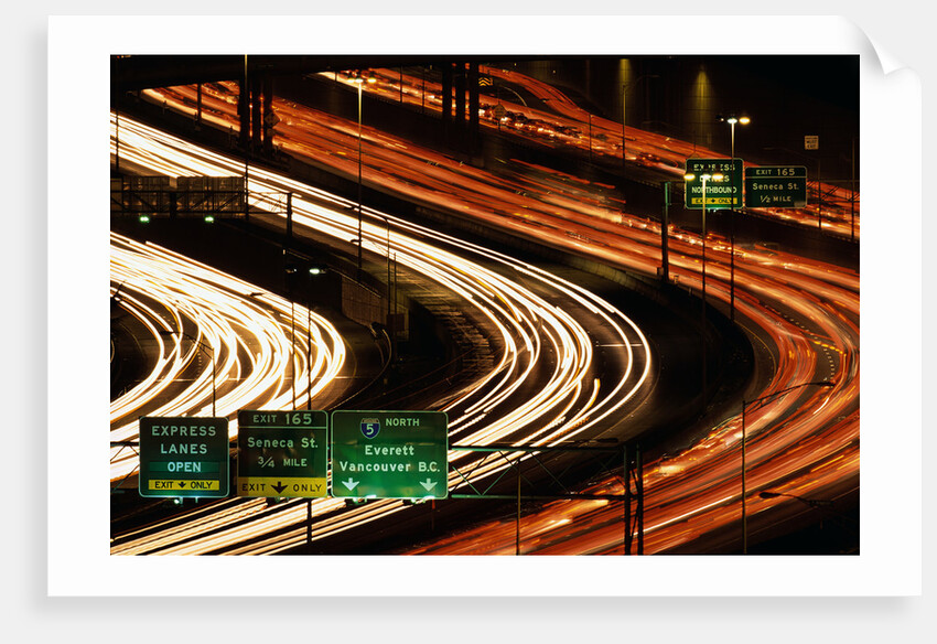 Rush Hour Traffic on Interstate 5 by Anonymous