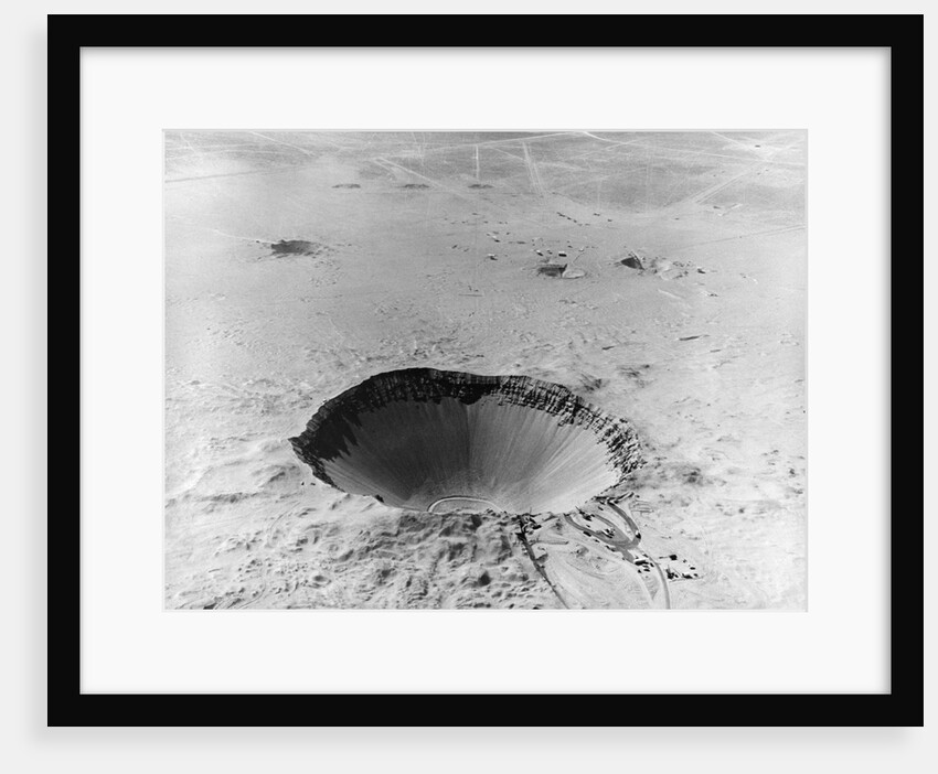 Crater Left by Atomic Blast by Anonymous